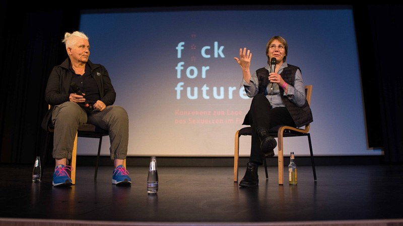 FFF Konferenz 2021 Filmscreening Vulva 3.0, Ulrike Zimmermann und Dr. Marion Hulverscheidt